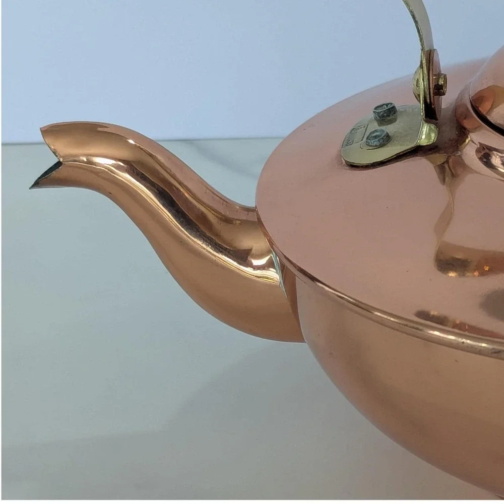 Vintage Unused Copper Kettle